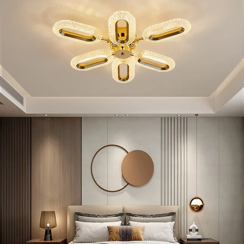 Скидка Современная хрустальная Светодиодная потолочная люстра, Овальный подвесной светильник для дома, гостиной, кухни, столового стола, декорати...