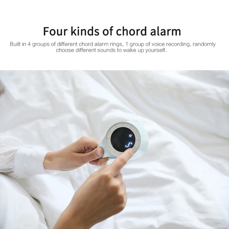 Умный светодиодный цифровой будильник настольные электронные часы с