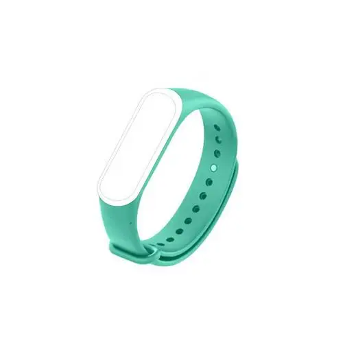 14 For Mi Band 4 Strap Wrist Strap for Xiaomi Miband 4 Dual Color Silicone for Watch Accessories for Sport Replacement Strap - Цвет: 14