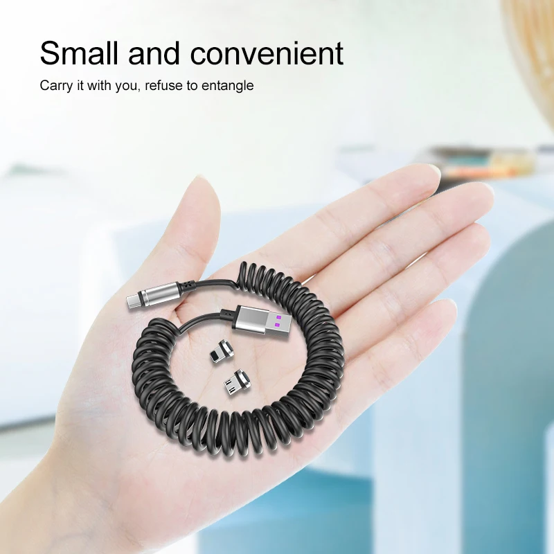 Новый обновленный Магнитный USB-кабель зарядное устройство с Micro USB быстрая
