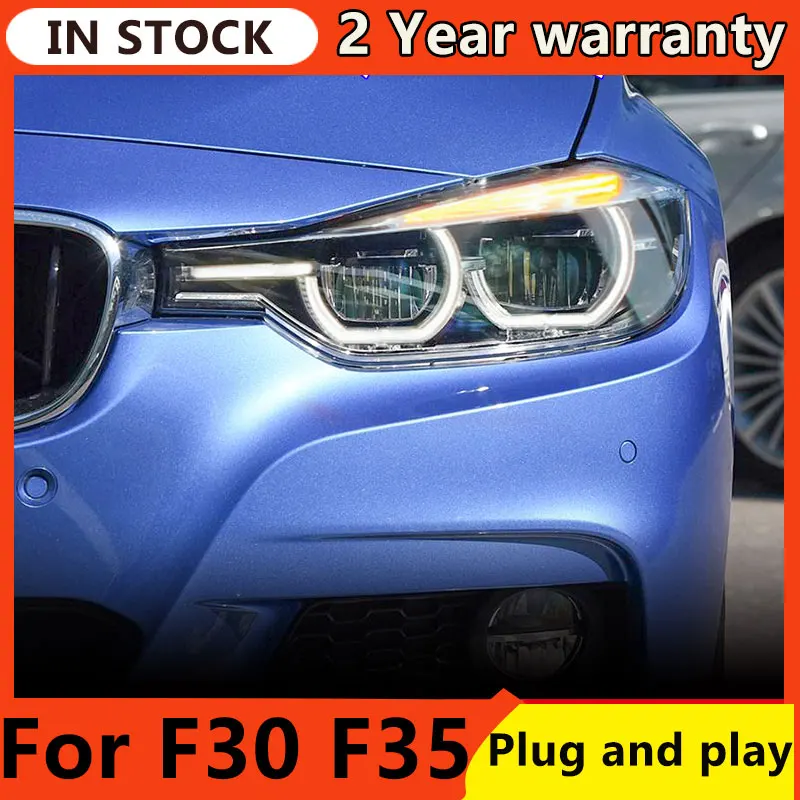 

Car Styling Head Lamp for F30 Headlights 2013-2015 F35 LED Headlight 320i 318i 325i DRL Angel Eye Beam Automotive Accessories