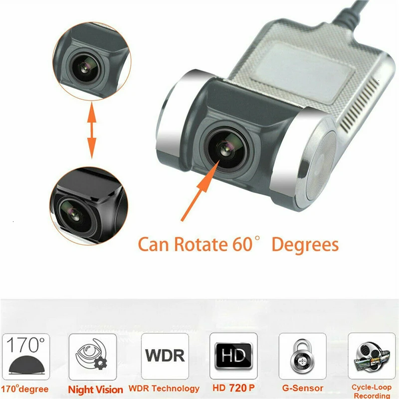 Arival USB автомобильный видеорегистратор для вождения, камера HD 1080 P, ночная версия 170, широкоугольный видиореджистратор, автомобильная камера, регистратор