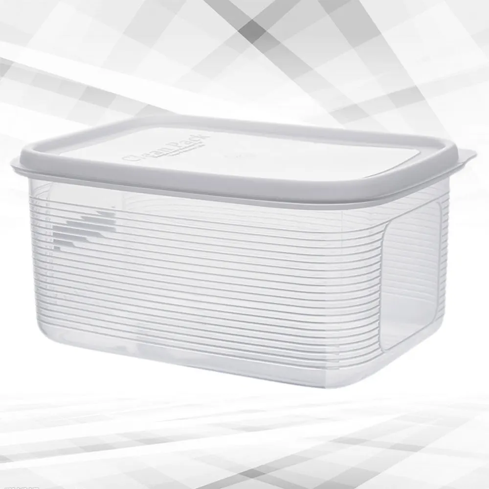 

Crisper Refrigerator Storage Box Kitchen Box Fruit and Vegetable Dry Grain Rice Sealed Box (Small Size 5.2)