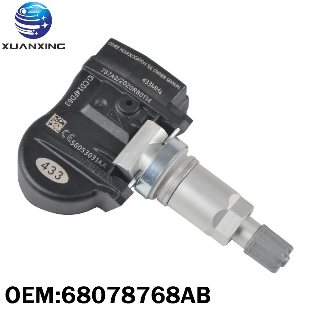 Система контроля давления в шинах 68078768AB TPMS 433 МГц для Dodge Journey Avenger Caliber Grand Caravan Charger