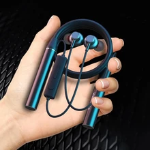 TF Card Bluetooth Wireless Headphones With Mic 80 Hours Playback  Earphones Smartphone Fone Bass Sport Headsets Neckband Stereo