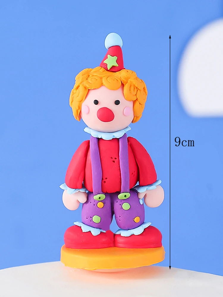 Цирковые украшения на день рождения топпер для торта клоун слон лев цирк