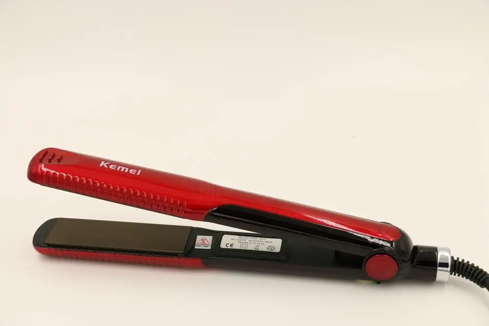 professional ceramic flat irons straightening Iron hair straightener pranchas de cabelo curling styling tools chapinha - Цвет: Red