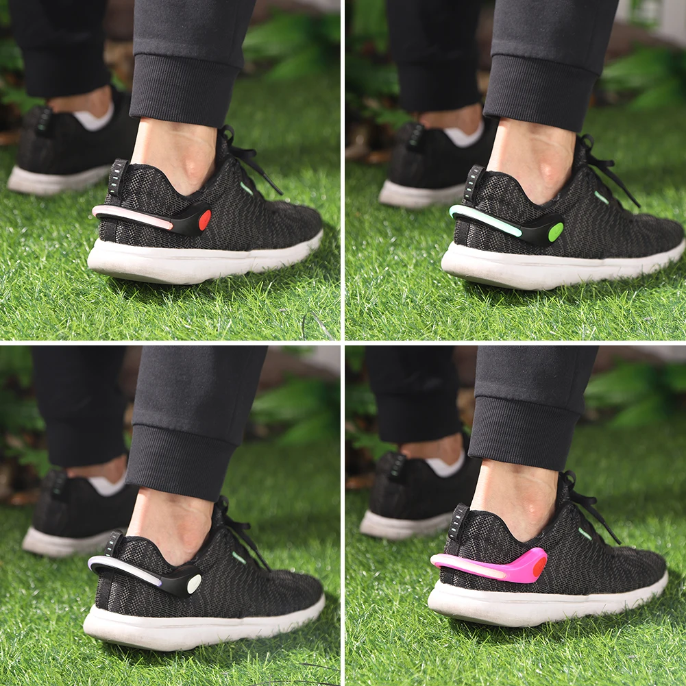 

LED Luminous Shoe Clip Lights Outdoor Night Running Riding Cycling Light Safety Warning Flashing Light Shoe Clips
