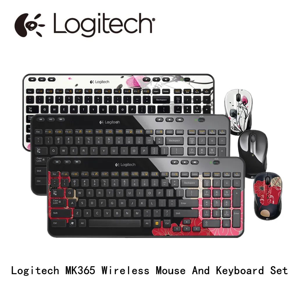Logitech MK365 2 4 ГГц Беспроводной Мышь клавиатура комбо набор Мини мультимедийная мыши