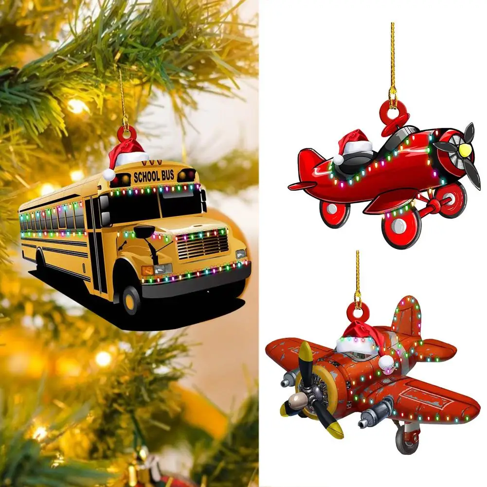 

Рождественская елка, подвеска, персонализированный школьный автобус, Рождественское украшение, подарок на первый день школы, сувенир, школ...