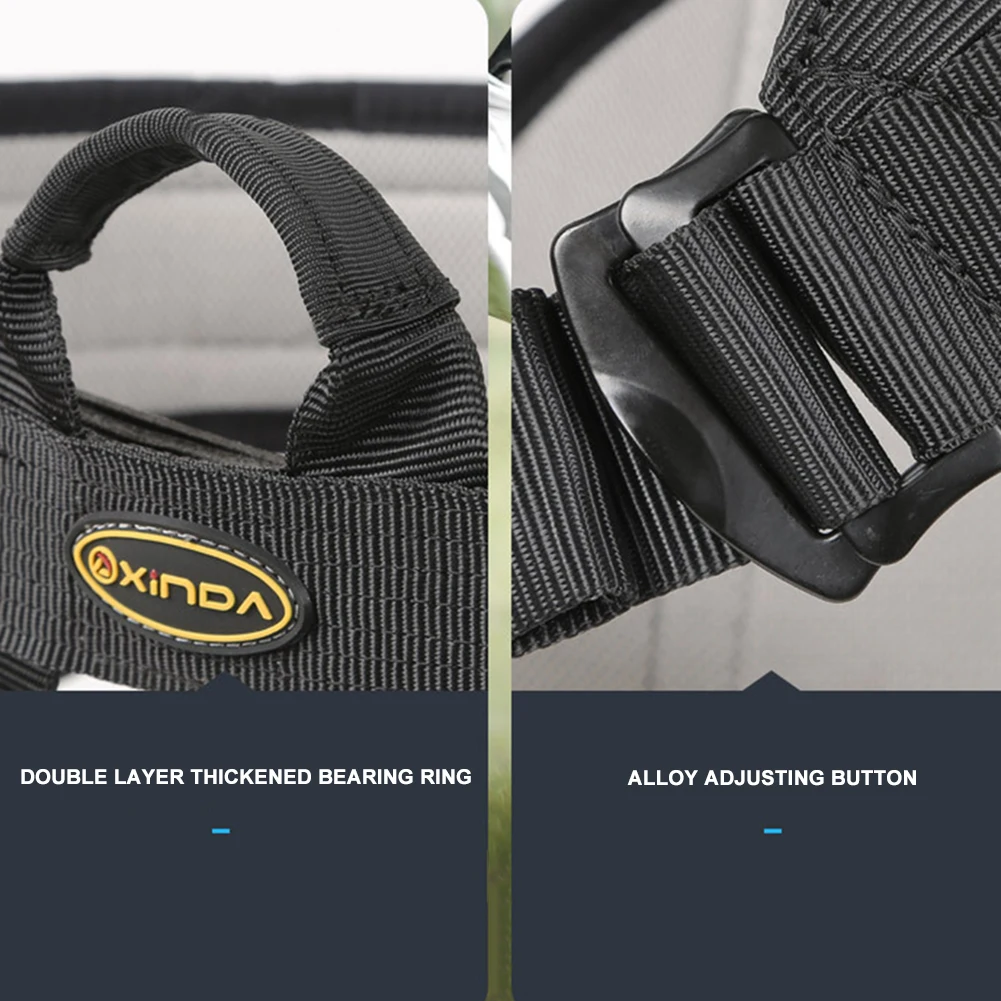 

Tree Rock Climbing Harness Outdoor Sports Safety Belt Mountaineering Waist Support Protection Belt Survival Rappelling Equipment