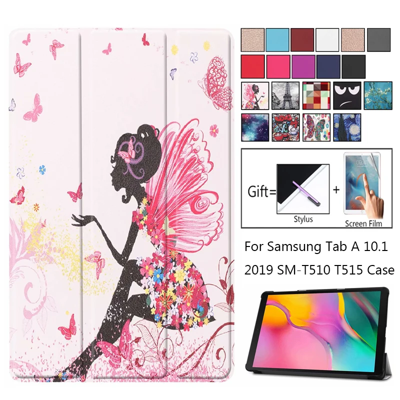 Ультратонкий складной Смарт Чехол на магните для Samsung Galaxy Tab A 10 1 2019 T510 планшетов