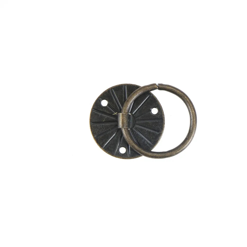 Античная латунная декоративная мини коробочка для ювелирных изделий Мебельная