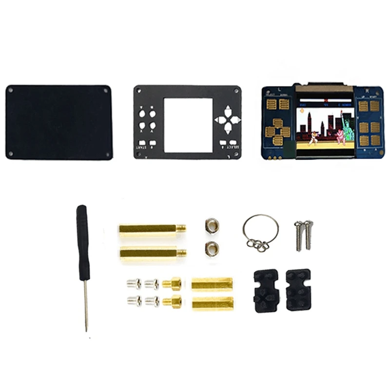 

1.54-Inch LCD Screen Game Kit with Case and Speaker Micro-USB Powered for Raspberry Pi Zero W Pi0