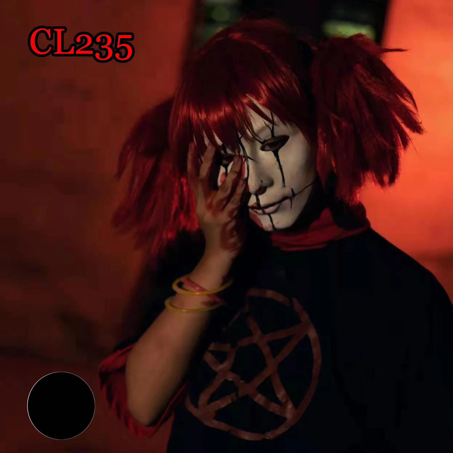 

Colored Women Cosplay Contacts Lenses Men Cosmetic Soft Student Party Eyewear Black Blind Eyewer CL235 линзы для глаз