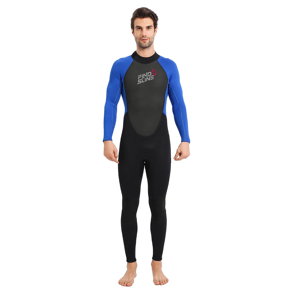 

Men Full Body Wetsuit 2/3mm Neoprene Keep Warm for Swimming Snorkeling Suit