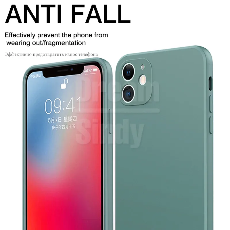 Официальный Оригинальный жидкий силиконовый чехол для телефона IPhone 11 Pro XR X XS Max SE