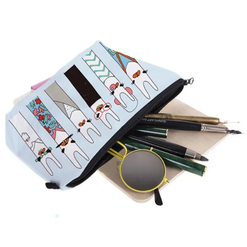 Милый рисунок Альпака косметический Органайзер Сумка многофункциональная