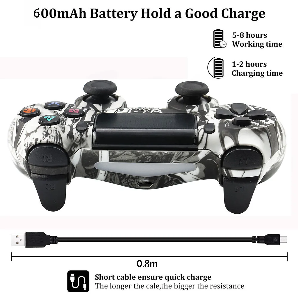 Беспроводной Bluetooth геймпад джойстик для PS4 игровой контроллер Sony Playstation 4 игровые