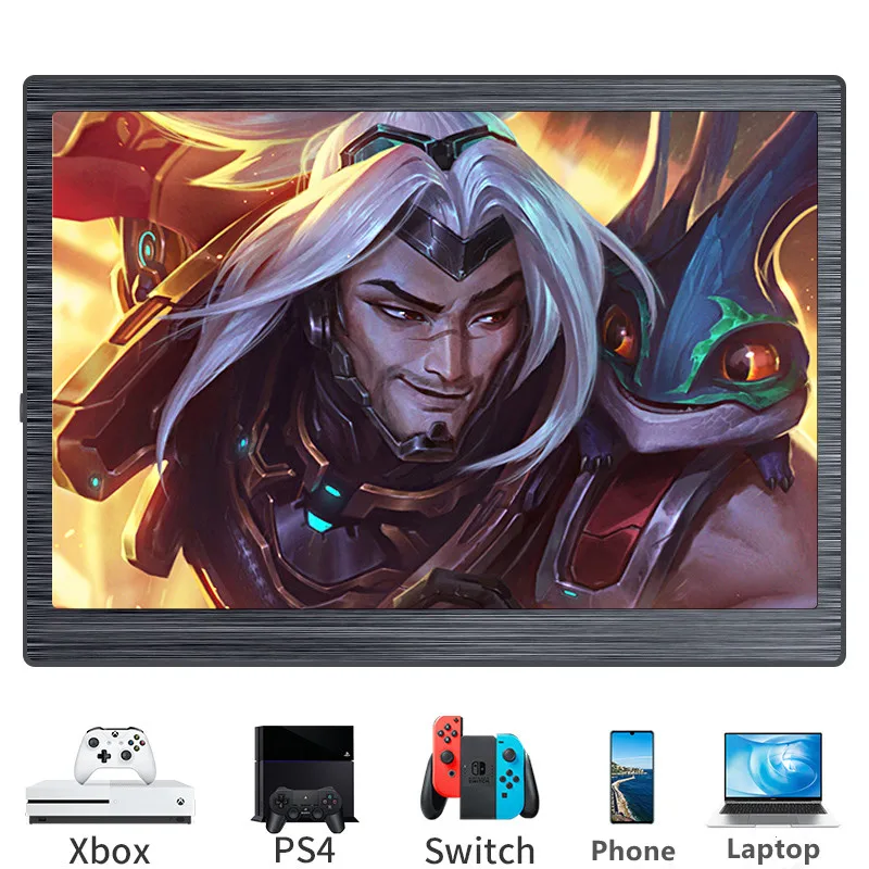 저렴한 7 인치 휴대용 모니터 노트북 X 박스 시리즈 X 스위치 PS4 IPS 디스플레이 라즈베리 파이 4 모바일 모니터 HDMI 미니 익스텐더 화면