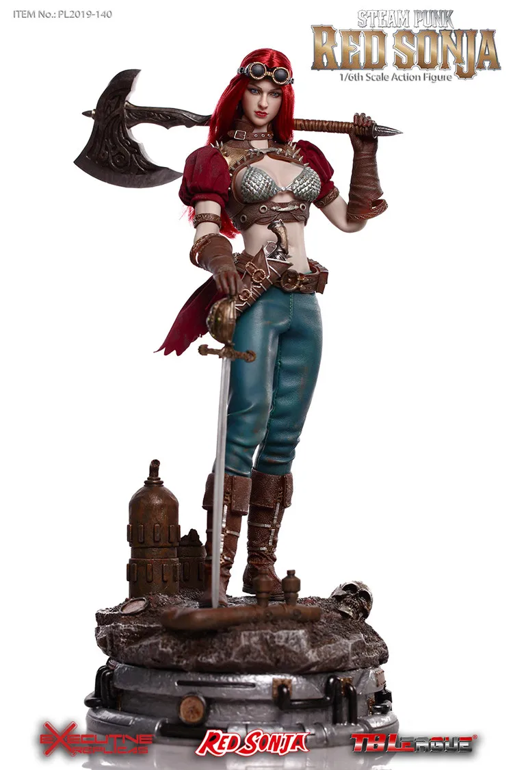 PHICEN TBLeague 1/6 весы PL2019-140 пара панк красный Sonja женские коллекции экшен-фигурок(без основания