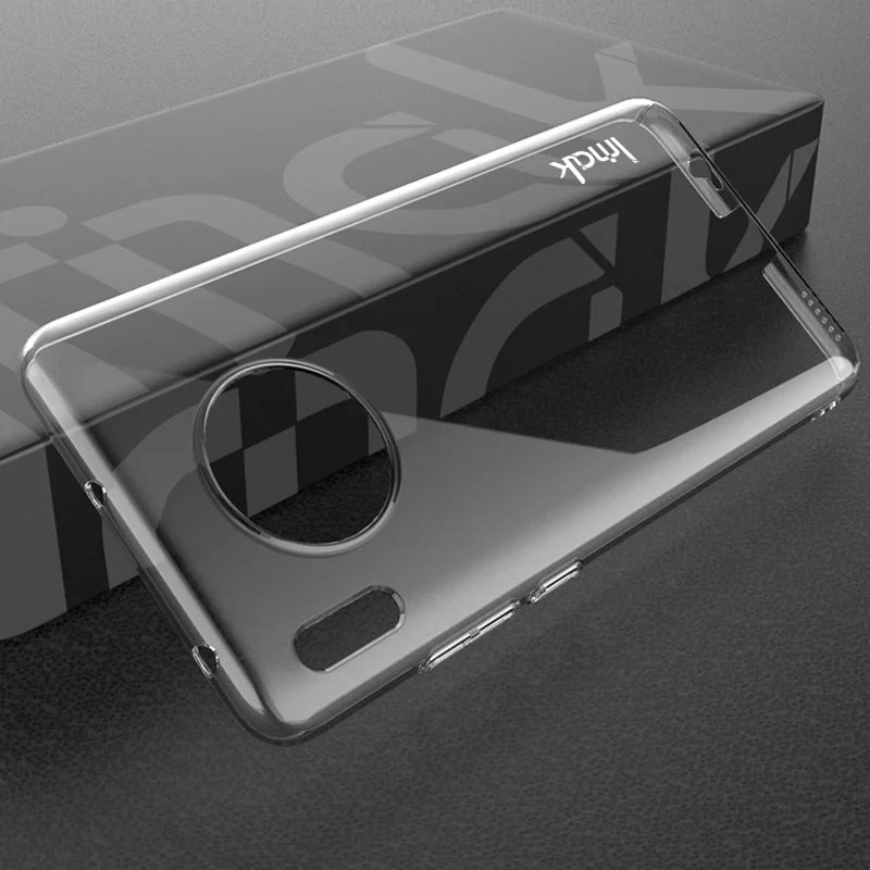 IMAK Кристальный чехол, прозрачный чехол для huawei mate 30, смартфон, чехол для ПК Жесткий Чехол для huawei mate 30, чехол для защиты экрана