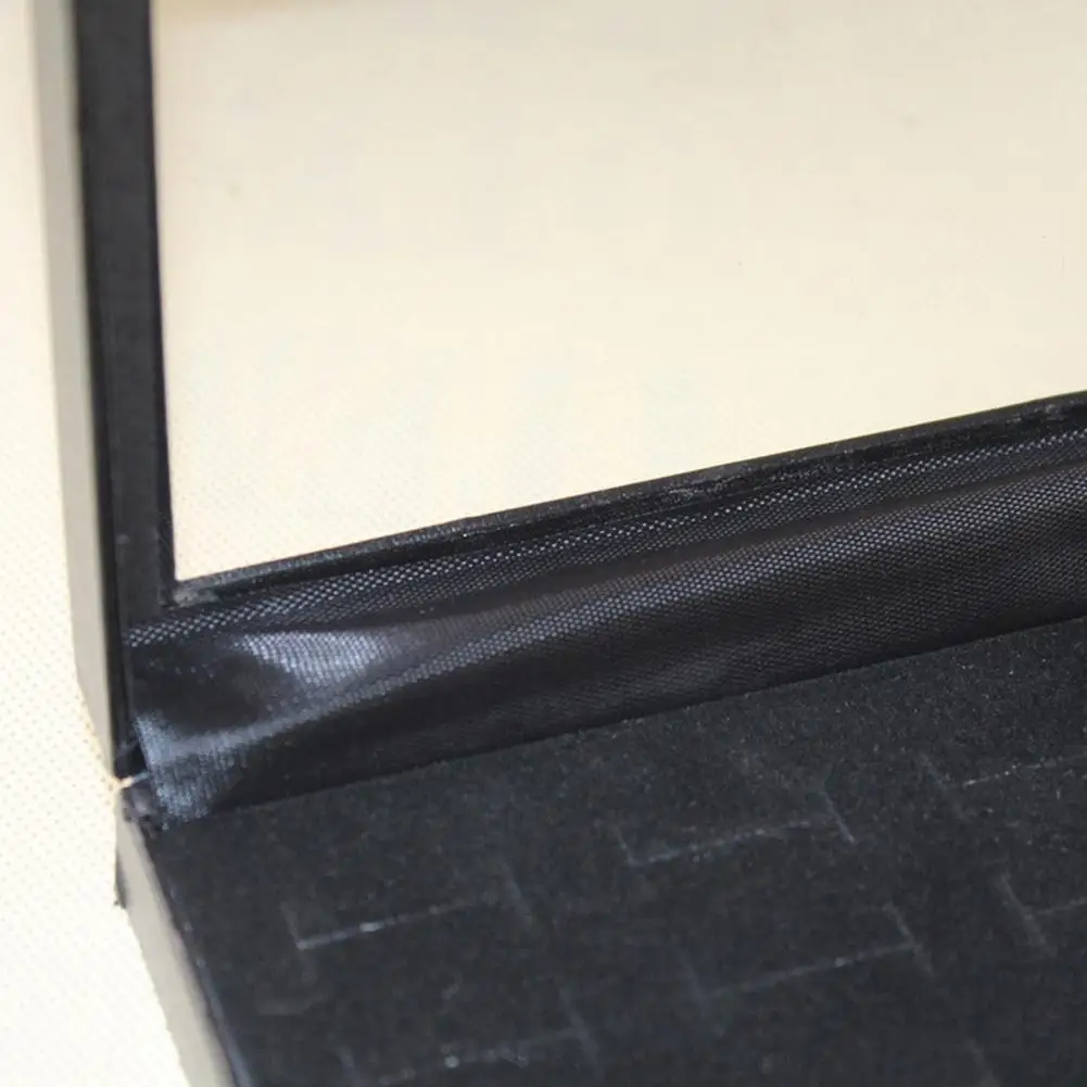 Черного цвета большие размеры 36 бит ювелирные изделия кольцо Дисплей Органайзер