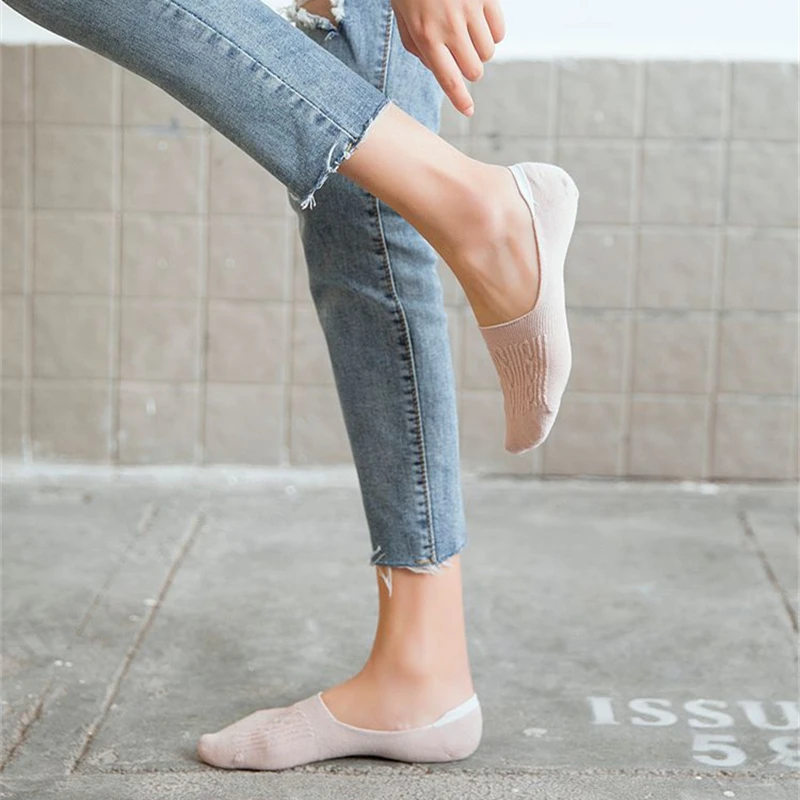 Носки-невидимки женские хлопковые низкие 1 пара | Женская одежда