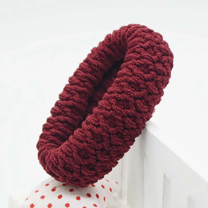 Новинка 2019 кольцо для волос ювелирные изделия эластичные жаккардовые полотенца