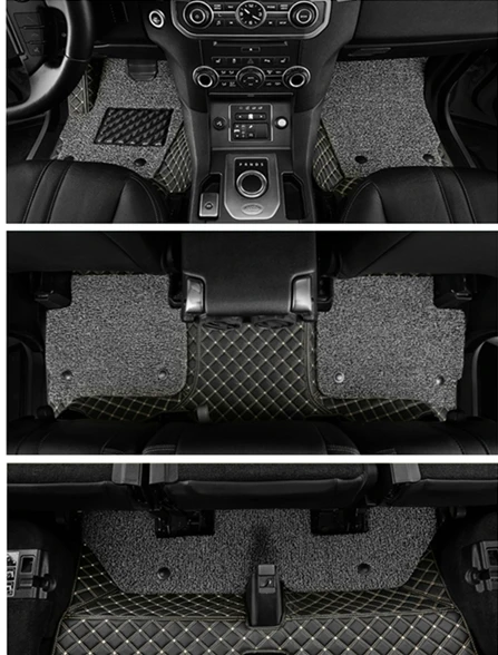 

Хорошее качество! Высокое качество! Специальные автомобильные коврики в салон для Volvo XC90 7 мест 2014-2002 водонепроницаемый Двухслойные автомоб...