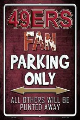 

Losea 49ers Metal Retro Vintage Tin Sign Bar Wall Decor Poster 12 X 8 Inches