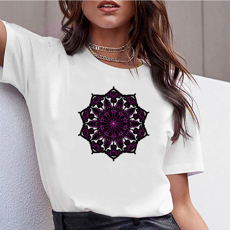 573056_T футболка Повседневная с круглым вырезом и короткими рукавами женская