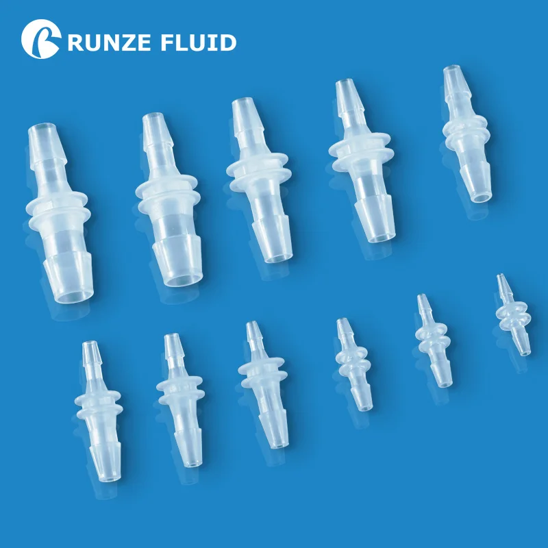 

Barbed Connector Plastic Reducing Union Food Grade PP Material for Peristaltic Tubing Spare Parts High Quality Best Price