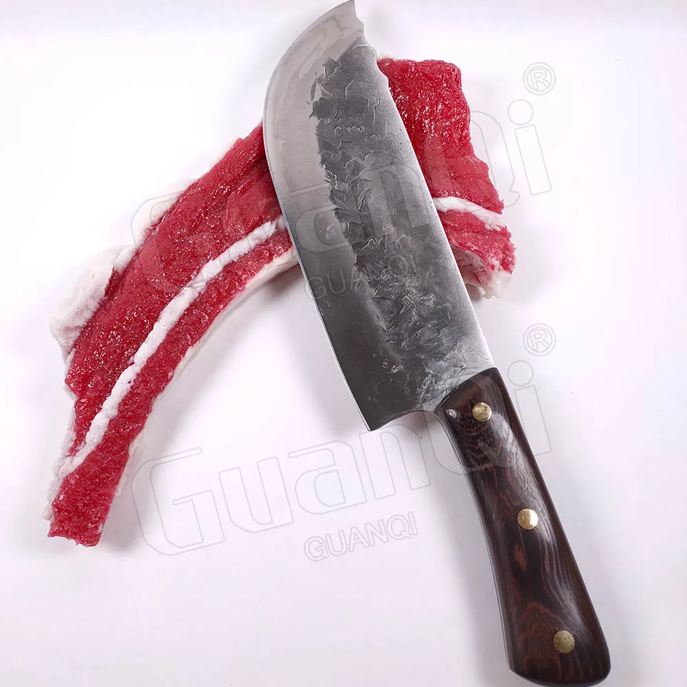 Кованый кухонный нож ручной работы 8 дюймов резец мясника из высокоуглеродистой