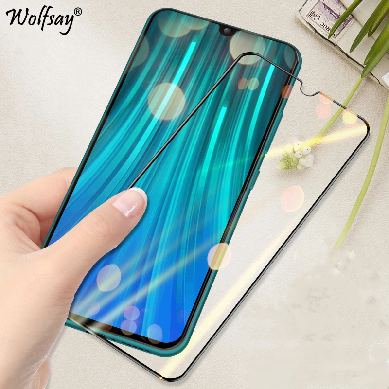 Защитное стекло закаленное с полным покрытием для Xiaomi Redmi Note 8 Pro|Защитные стёкла и