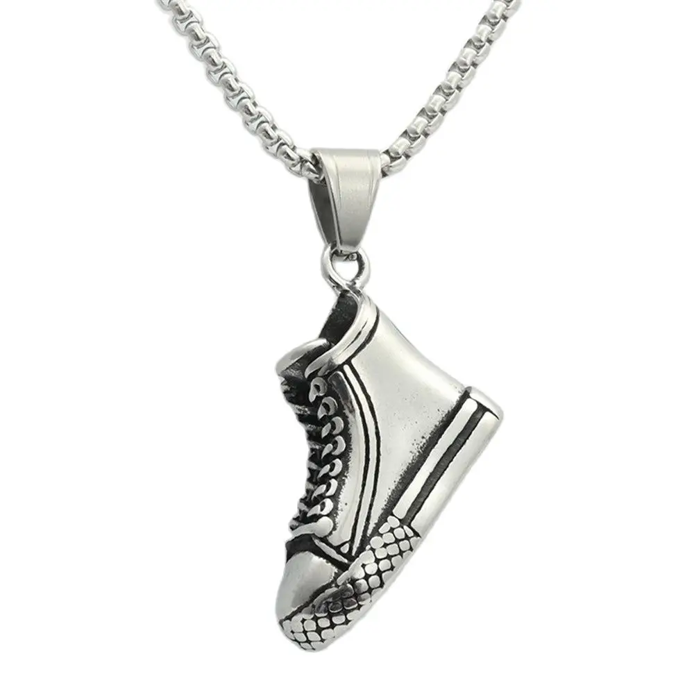 Ожерелье мужское из нержавеющей стали модное ювелирное изделие с подвеской в