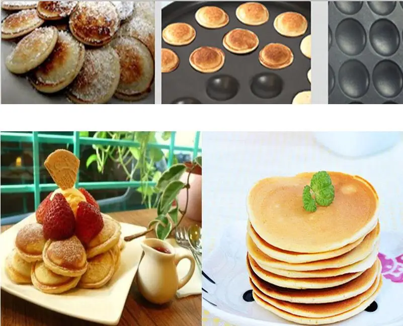 Коммерческое 25 отверстий poffertjes гриль чайник маленькое оборудование для выпечки