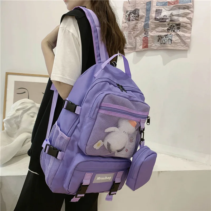 

Рюкзак для девочек-подростков, черный, с защитой от кражи, школьная сумка для ноутбука