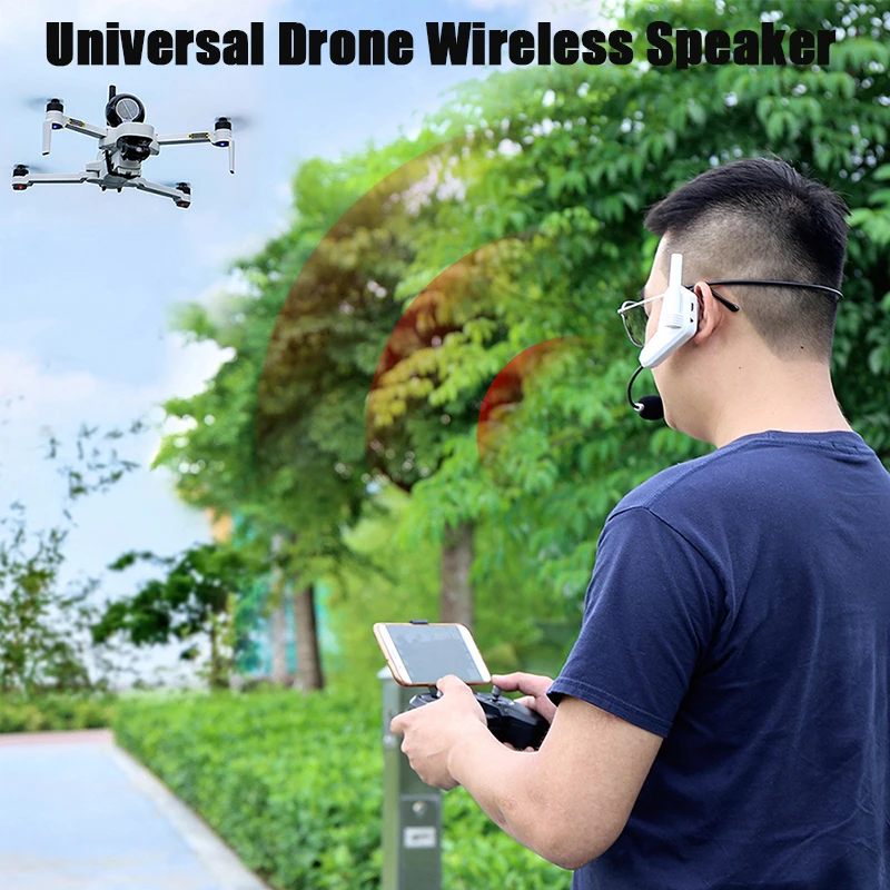 Для DJI Mavic Mini Air 2 2S Pro FPV Combo Drone Speaker Megaphone Hubsan Zino FIMI X8 беспроводной пульт