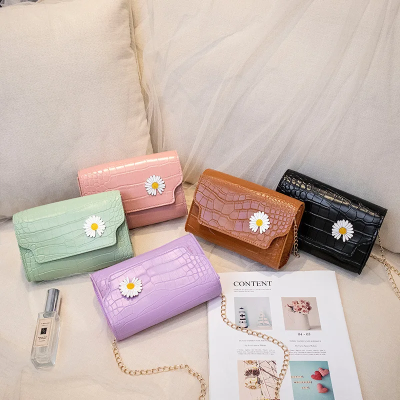 Женская сумка с крокодиловой текстурой 2021 женская через плечо наклонным ремнем