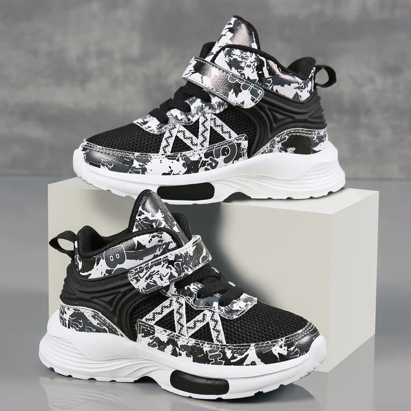 

2022 Kid shoes Baby Boys Girls Basketball Shoes Casual Sneakers Breathable Comfortable Children's shoes Sport Shoes Non-Sli