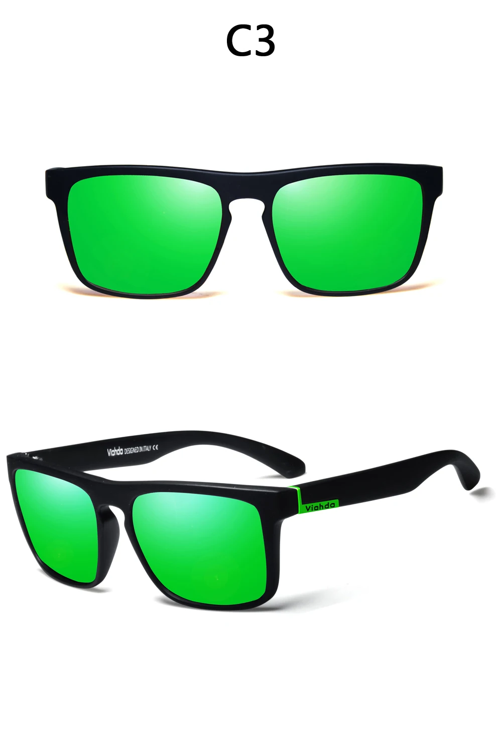 VIAHDA, модные, унисекс, квадратные, поляризационные, lunette de soleil femme de marque de Lux