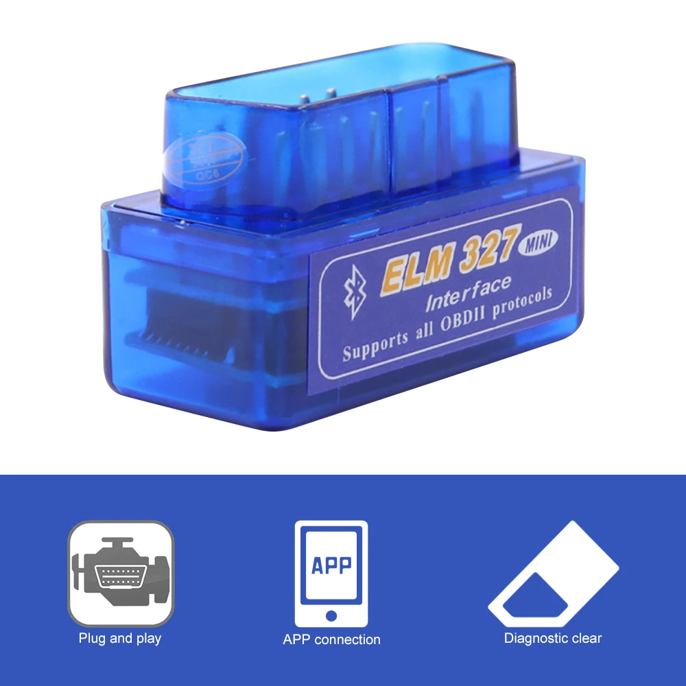 Автомобильный сканер Leekooluu ELM327 с Bluetooth считыватель кодов инструмент для