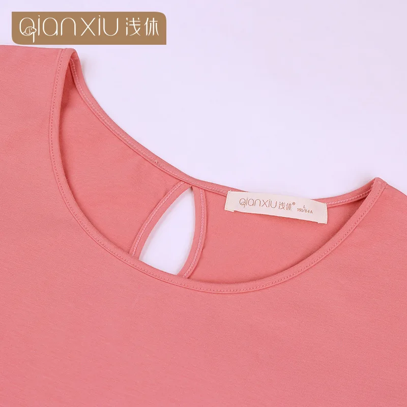 

Women's simple style pajamas summer women's sleeveless pure color bamboo fiber mid skirt bamboo fiber women's pajamas