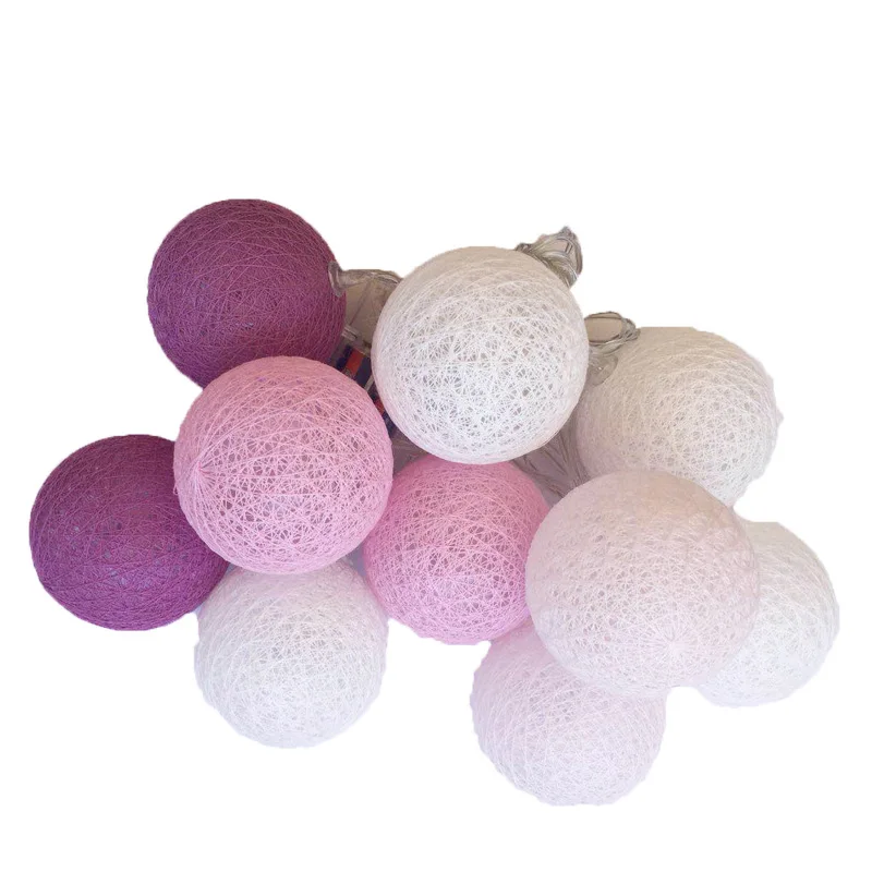 

LED small lanterns flashing lights string lights wedding Christmas decoration lights cotton ball lights