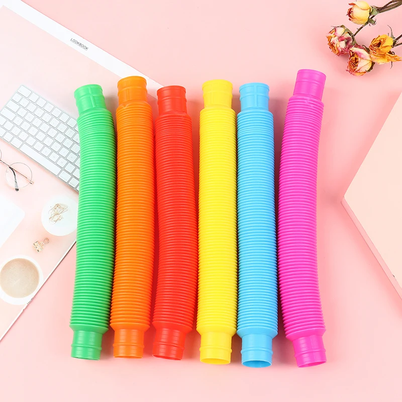 

Creative Colorful Telescopic Tube Magical Toys Pressure Relief Toys Folding Toy Early Development Educational Folding Toy