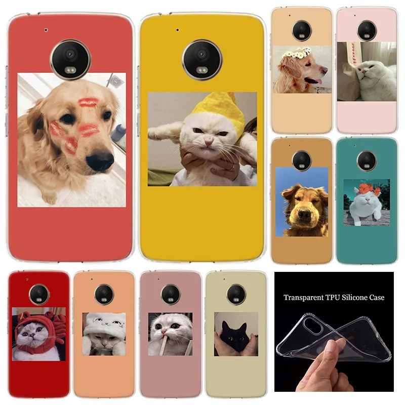 Мягкий силиконовый чехол для телефона Motorola Moto G8 G7 G6 G5S G5 G4 E6 E5 E4 Plus Play Power + One Action