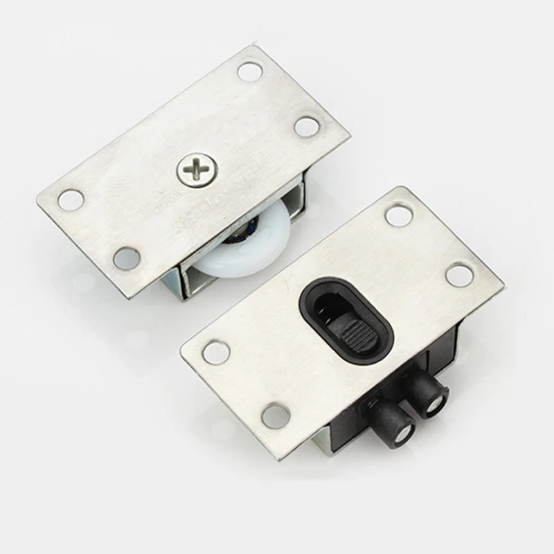 

Stainless Steel Sliding Door Wheel Cupboard Pulley Hanging Wardrobe Furniture Home Improvement Appliance