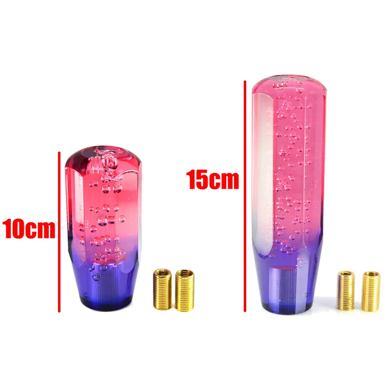 Ручка переключения передач автомобильная рычаг с прозрачными пузырьками