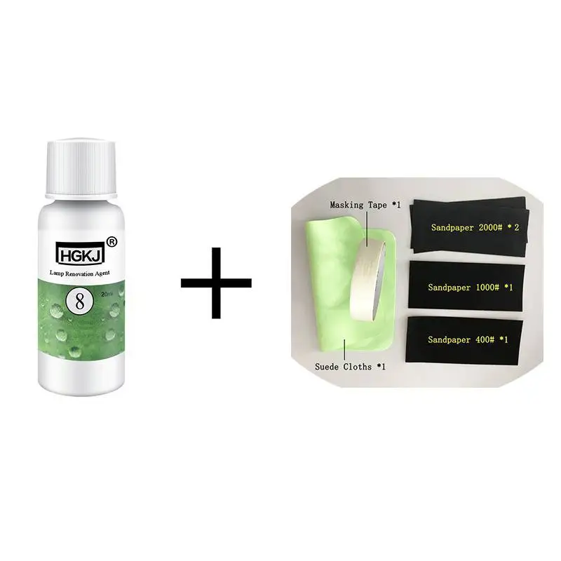 50 мл жидкость для ремонта автомобильных фар обновленная полировка защита от